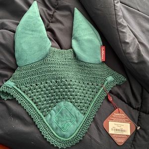 LeMiuex Peacock Horse Ear Bonnet